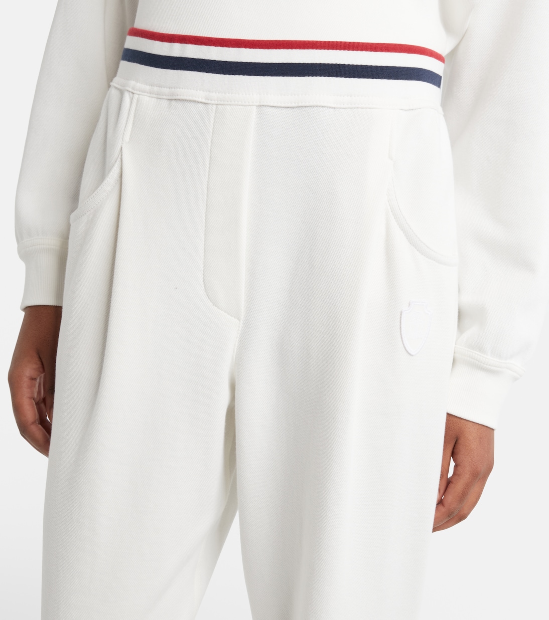 Cotton-blend tapered pants | Brunello Cucinelli