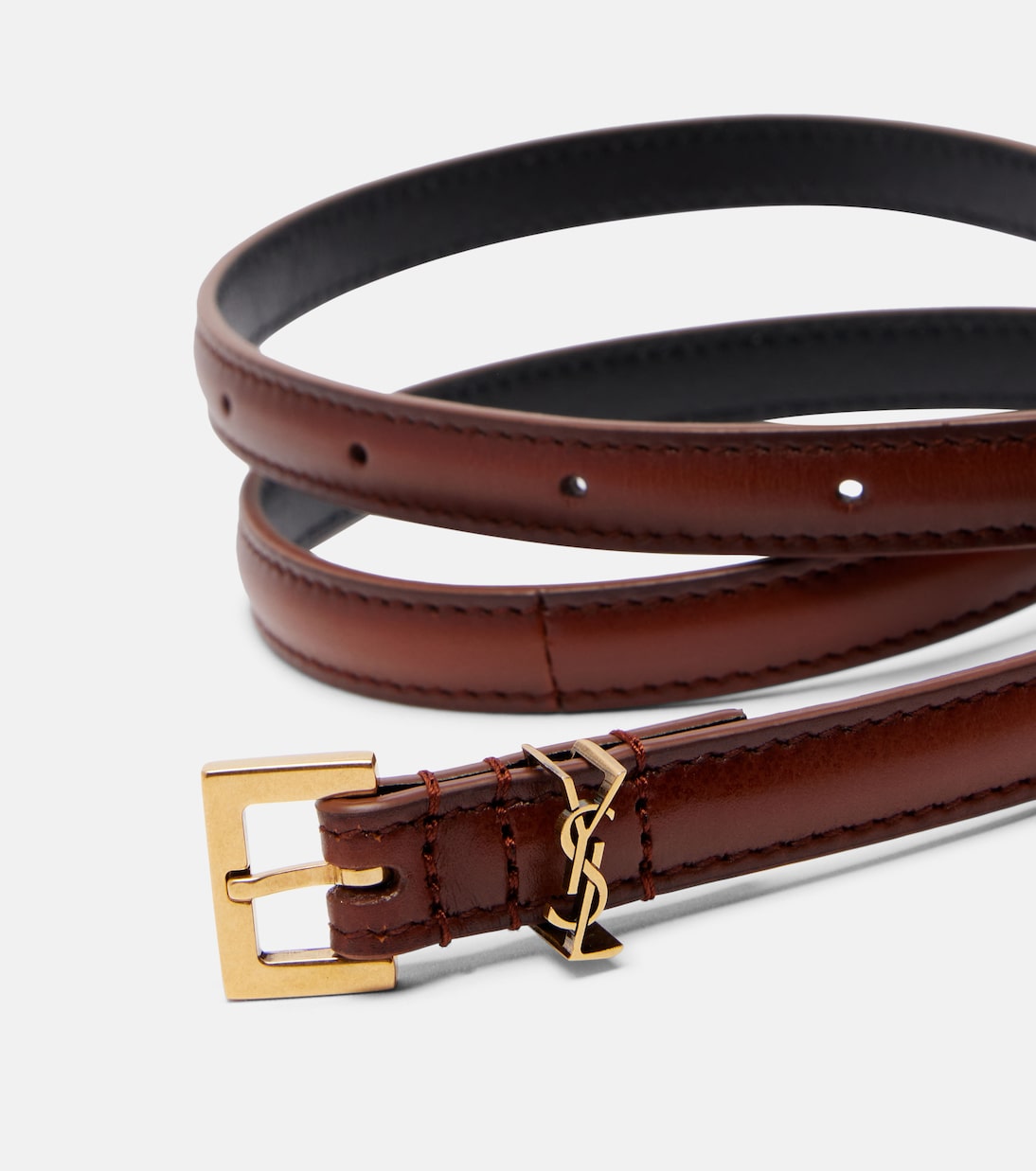 Ceinture Cassandre en cuir | Saint Laurent