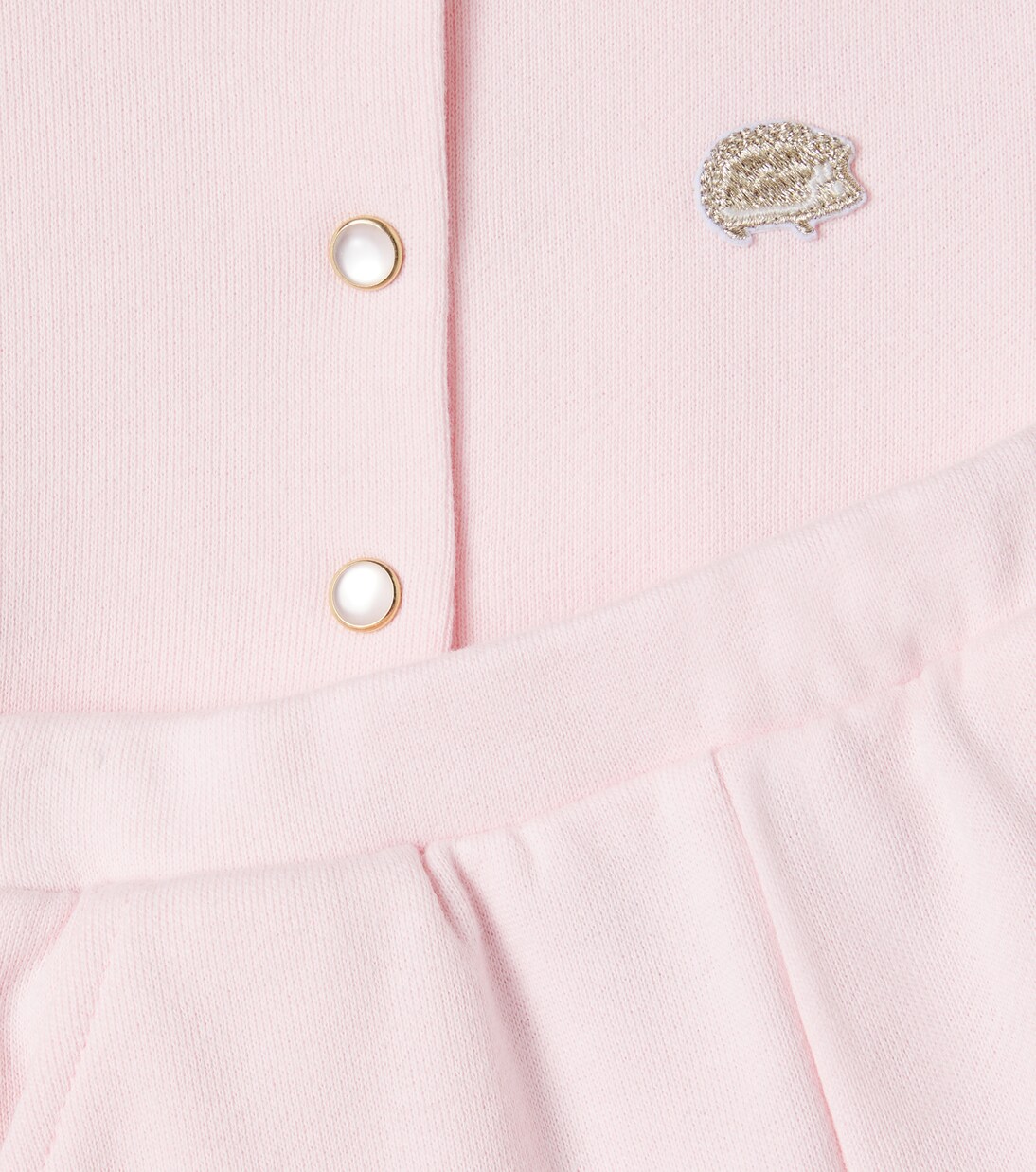 Baby cotton cardigan and sweatpants set | Tartine et Chocolat