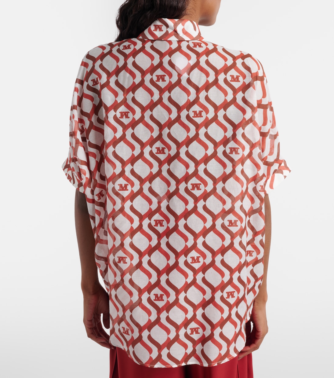 Ariete printed cotton and silk shirt | Max Mara
