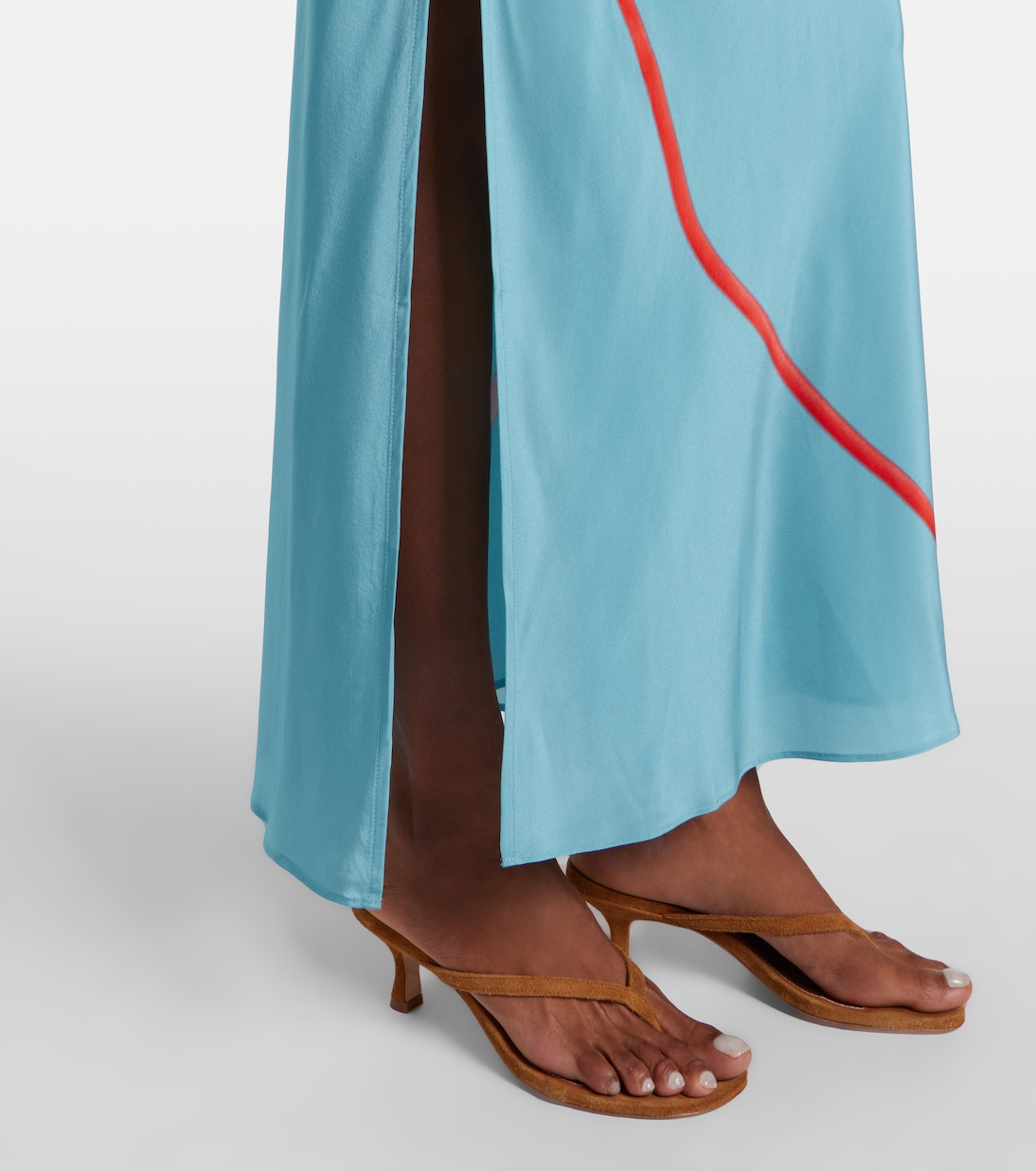 Amelie 플로럴 실크 크레이프 맥시 드레스 | SIR