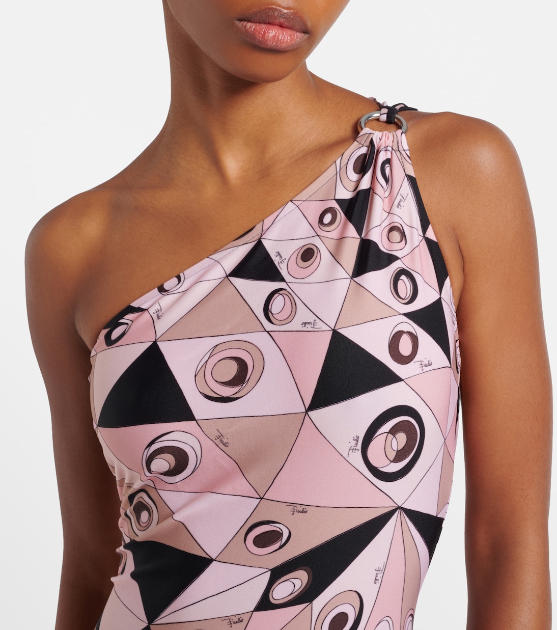 One-Shoulder-Badeanzug Occhi | Pucci