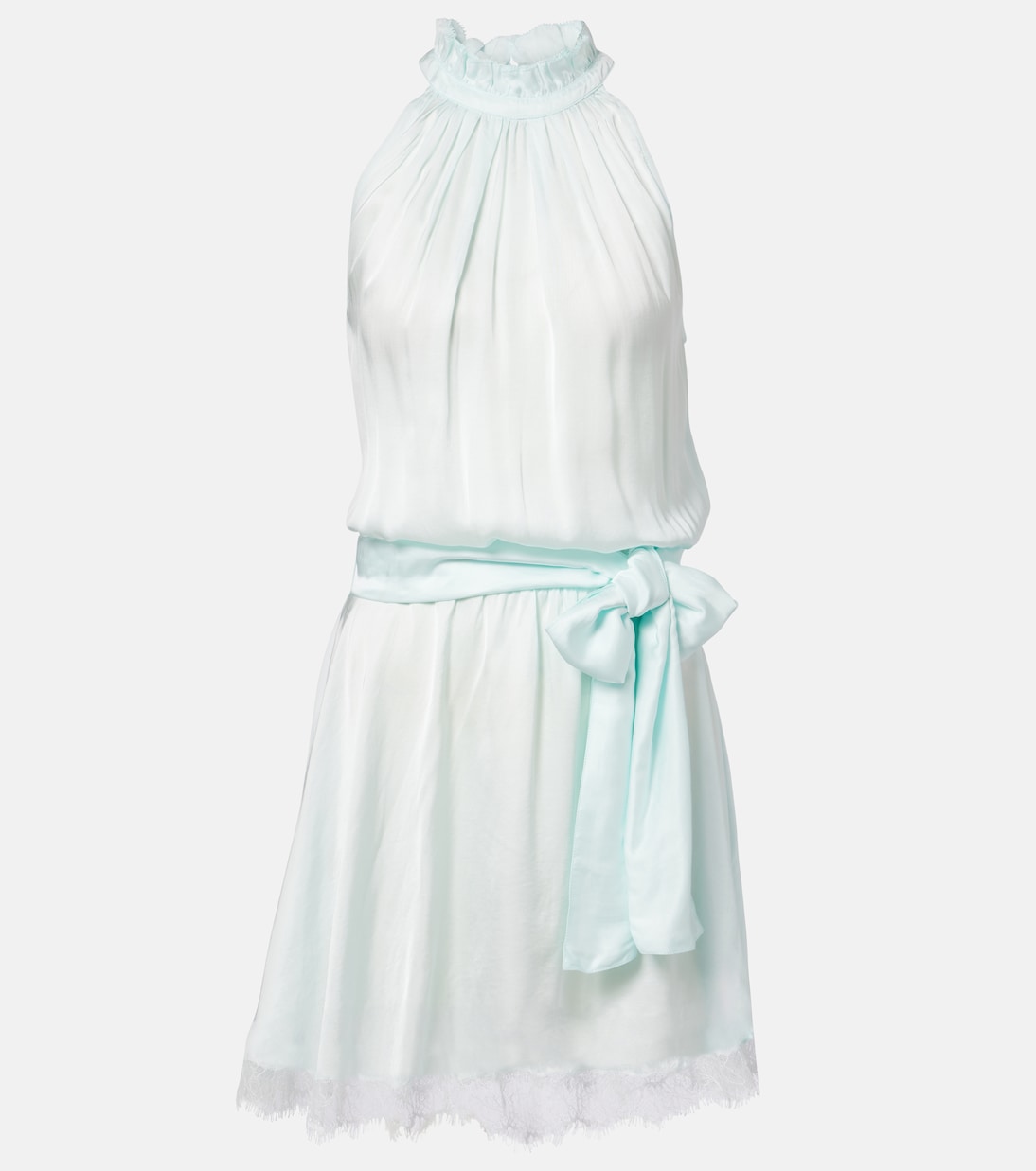 Bianca halterneck minidress | Poupette St Barth