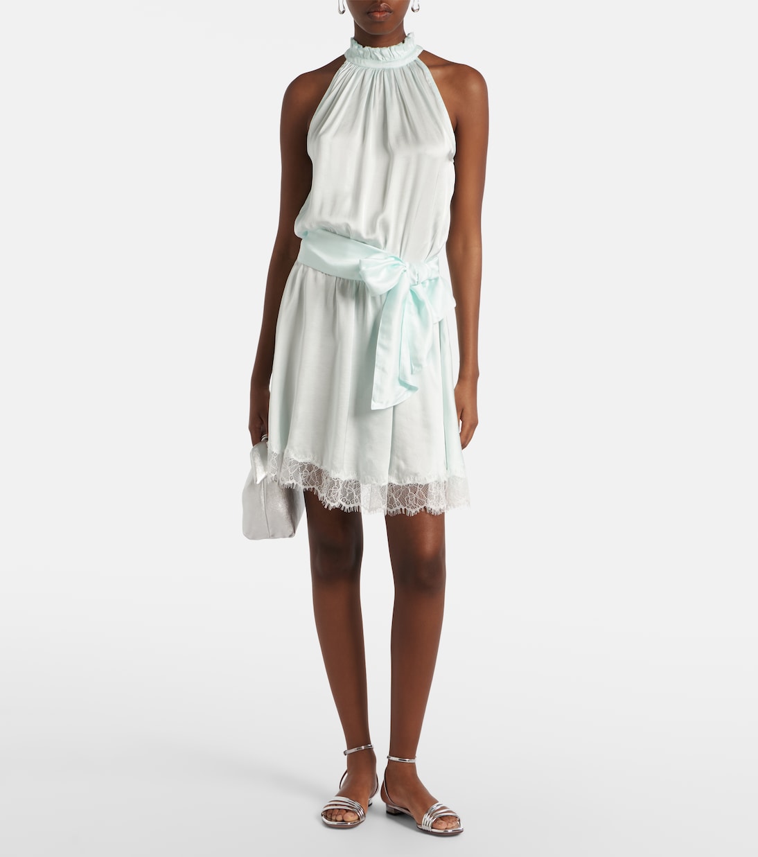 Bianca halterneck minidress | Poupette St Barth