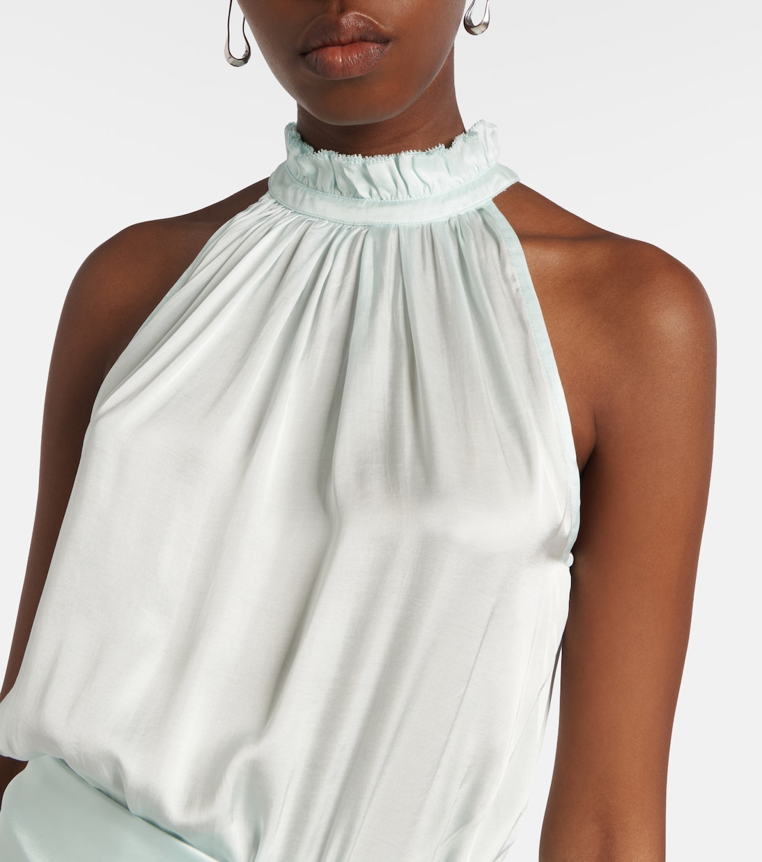 Bianca halterneck minidress | Poupette St Barth