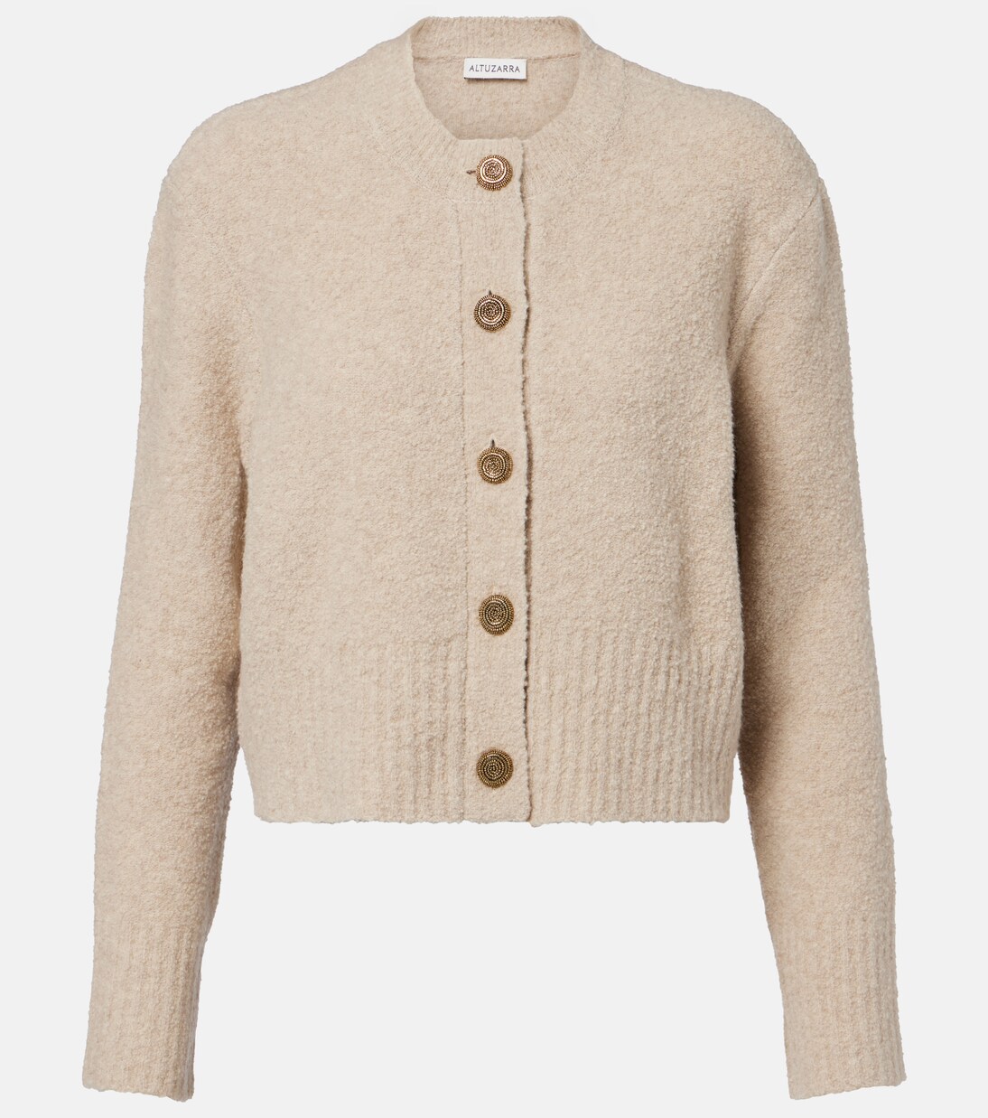 Cardigan court Harris en laine mélangée | Altuzarra