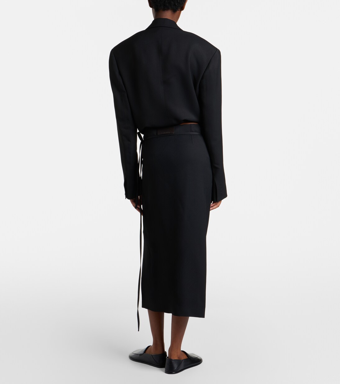 Hallie striped midi skirt | Calvin Klein Collection