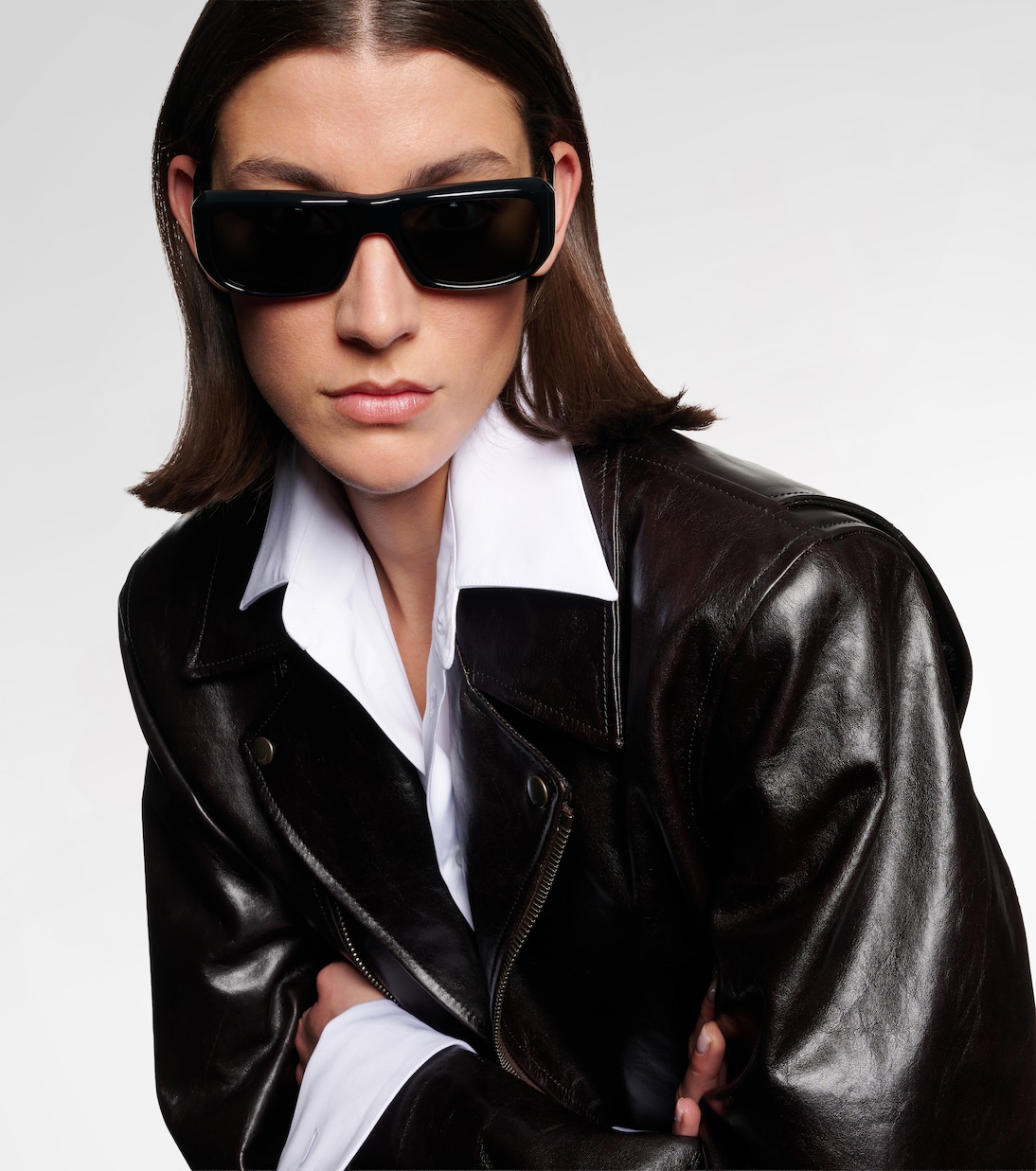 Gafas de sol rectangulares SL Logo | Saint Laurent