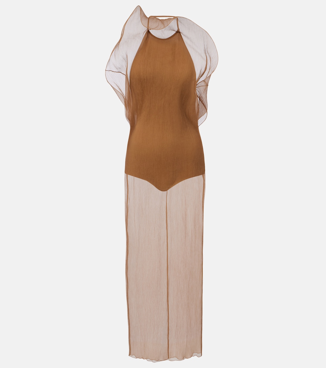 Sheer silk organza gown | Magda Butrym