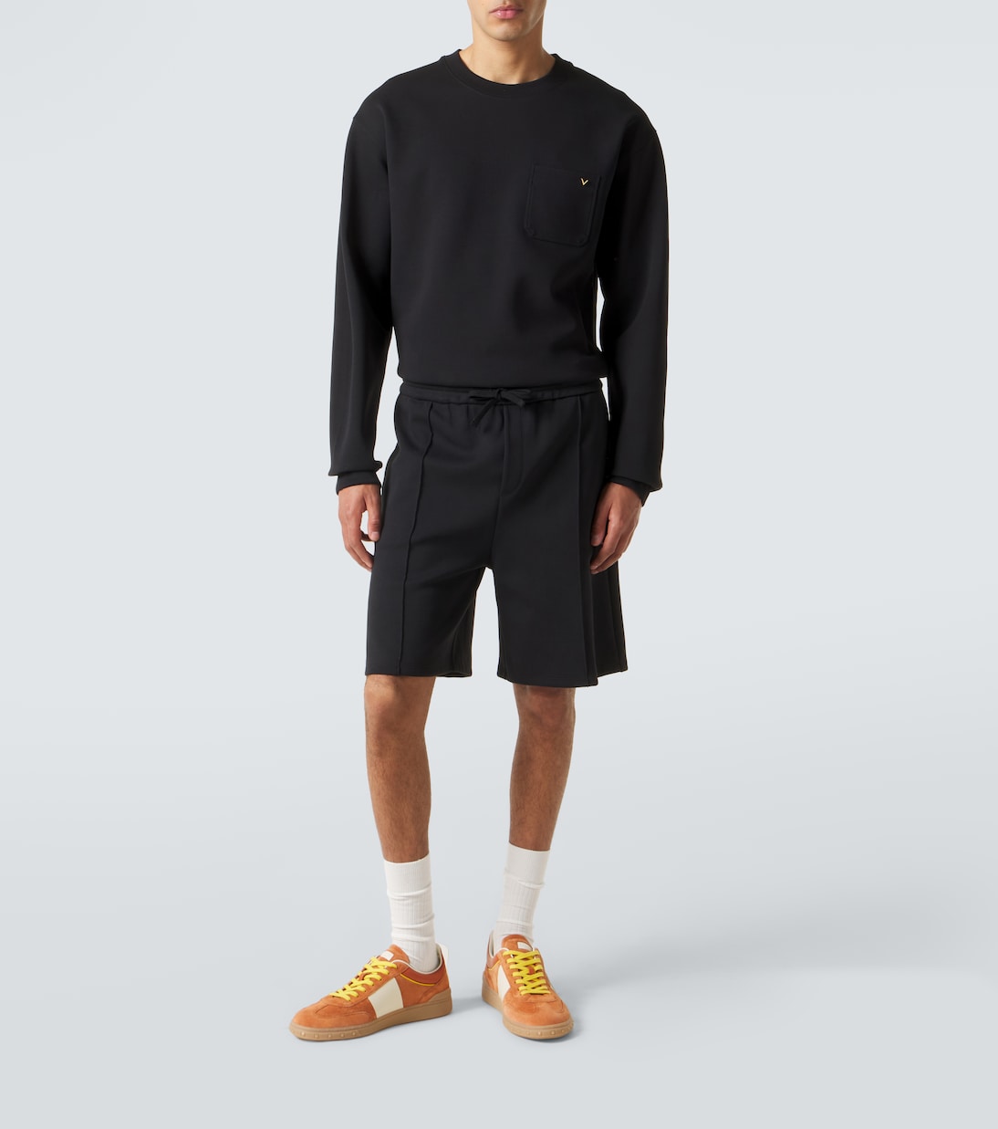 Cotton-blend jersey shorts | Valentino