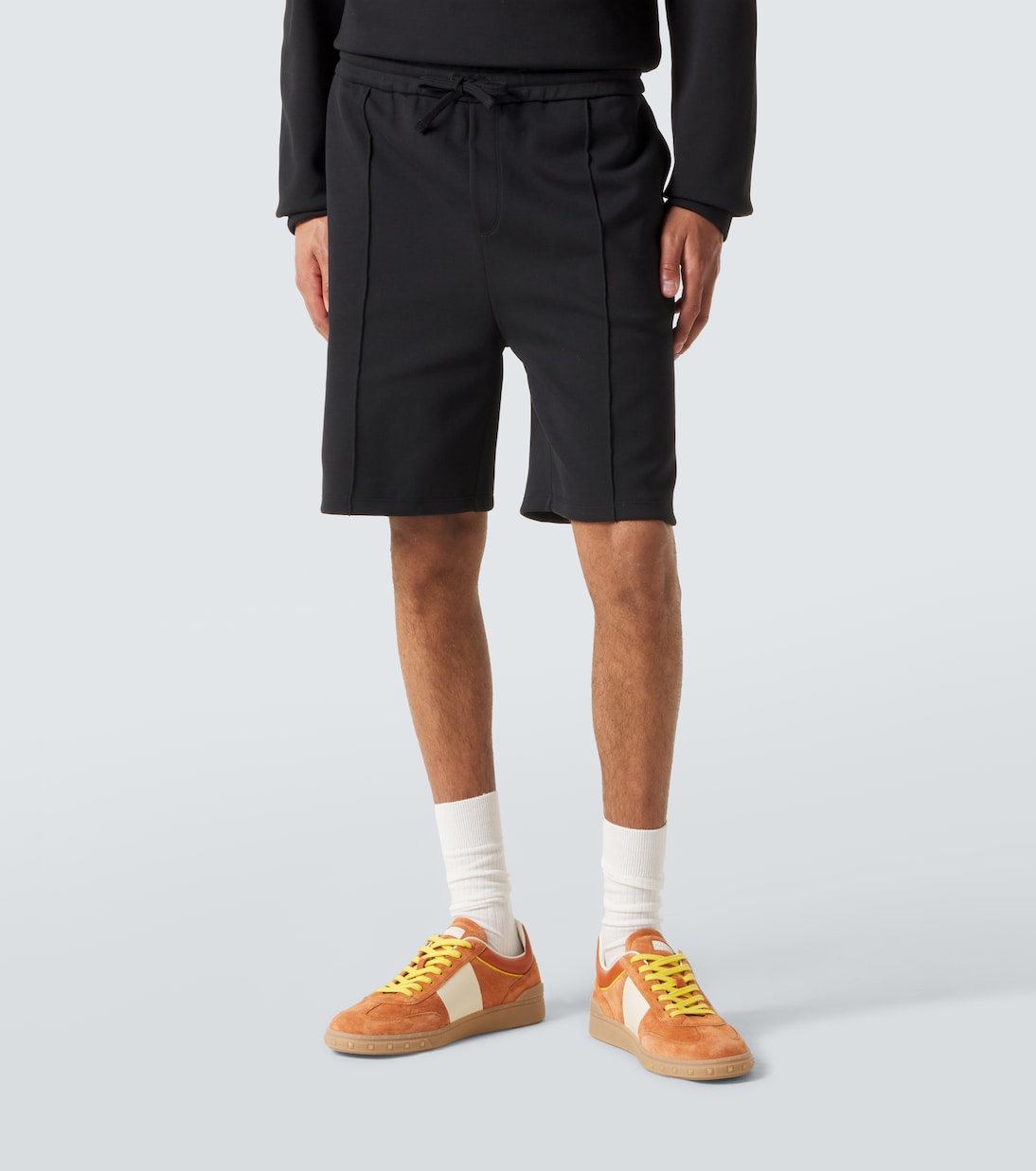 Cotton-blend jersey shorts | Valentino