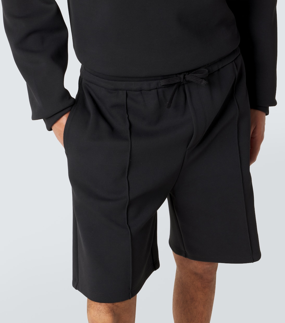 Cotton-blend jersey shorts | Valentino