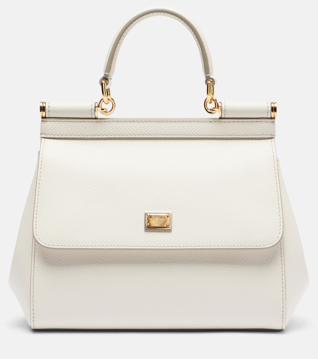 Sac à bandoulière Sicily Small en cuir | Dolce&Gabbana