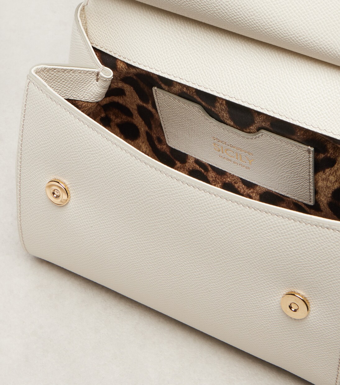 Sac à bandoulière Sicily Small en cuir | Dolce&Gabbana