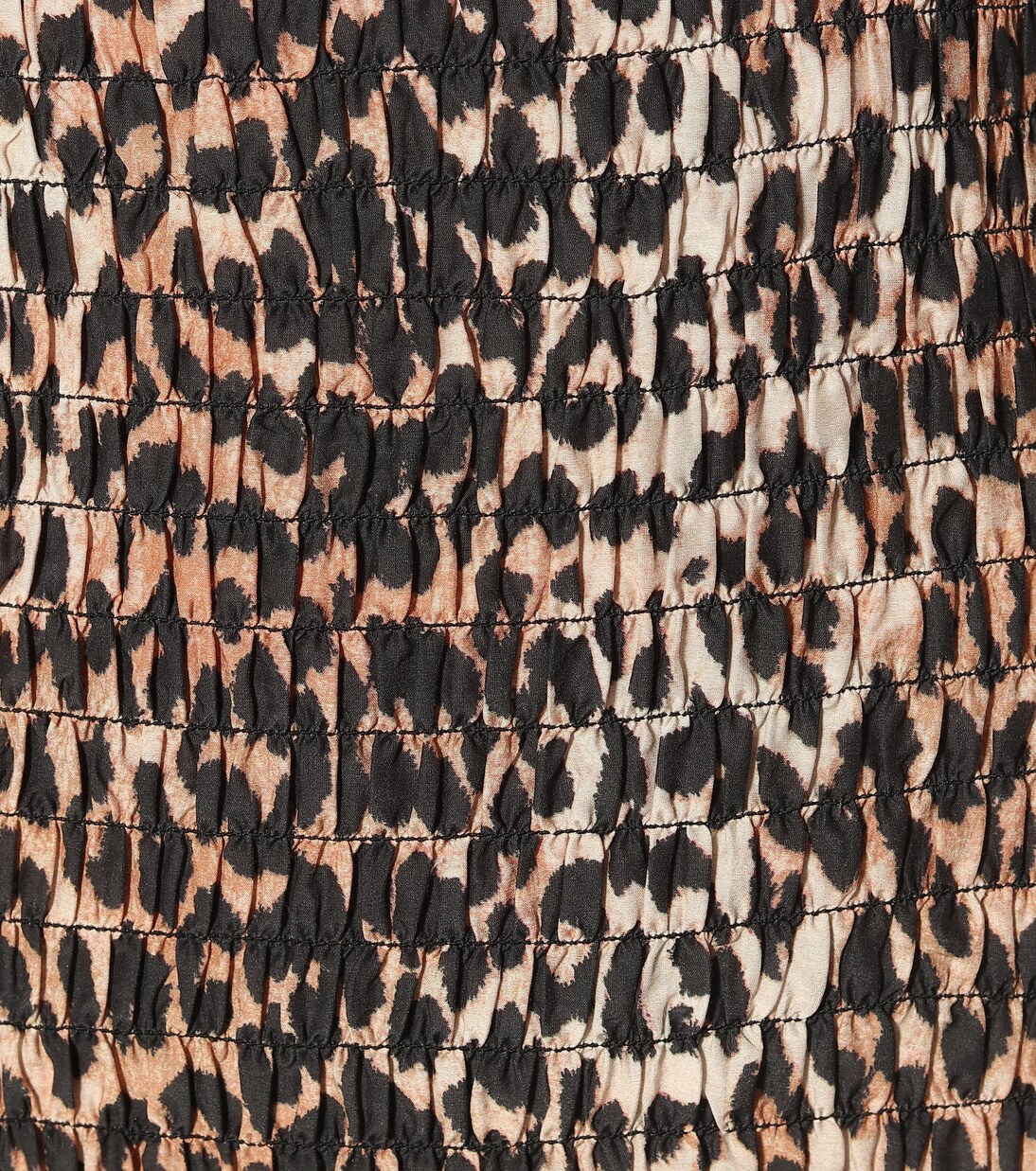 Cotton and silk minidress | Ganni