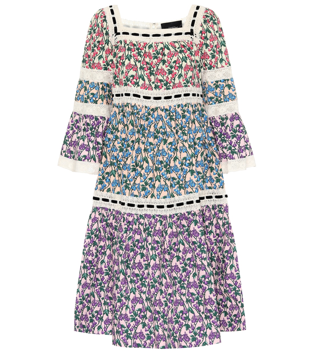Robe midi imprimée en coton | Marc Jacobs