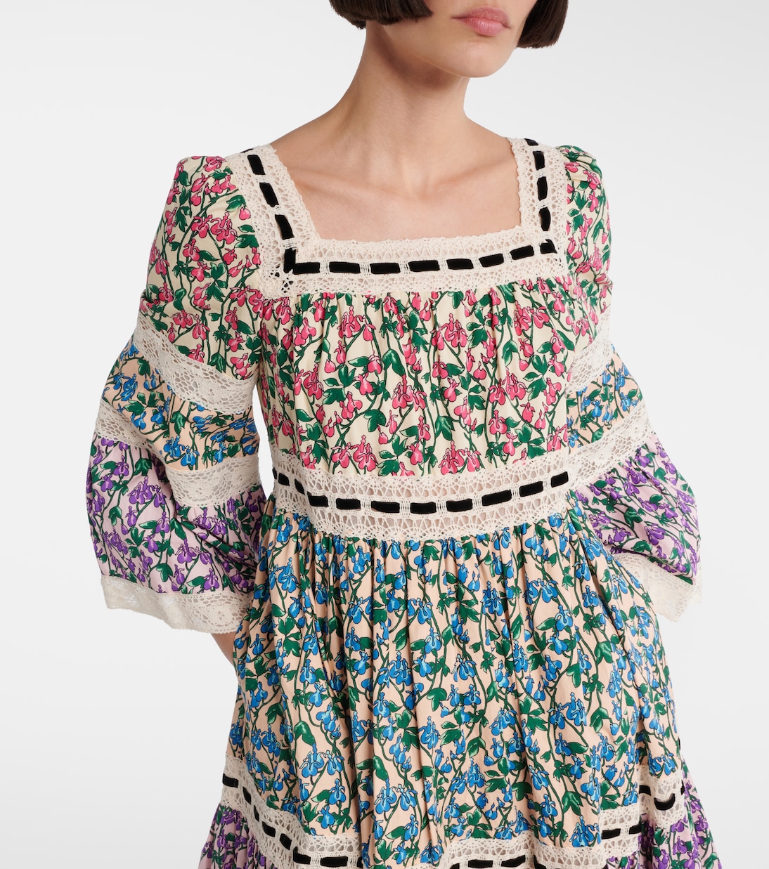 Robe midi imprimée en coton | Marc Jacobs