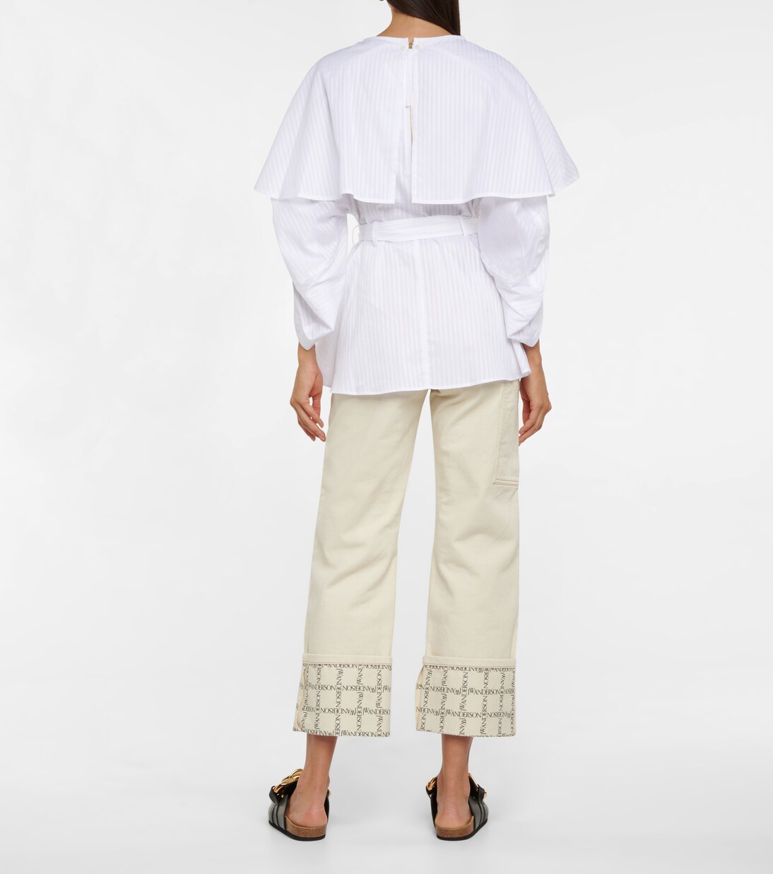 Robe ceinturée en coton | JW Anderson