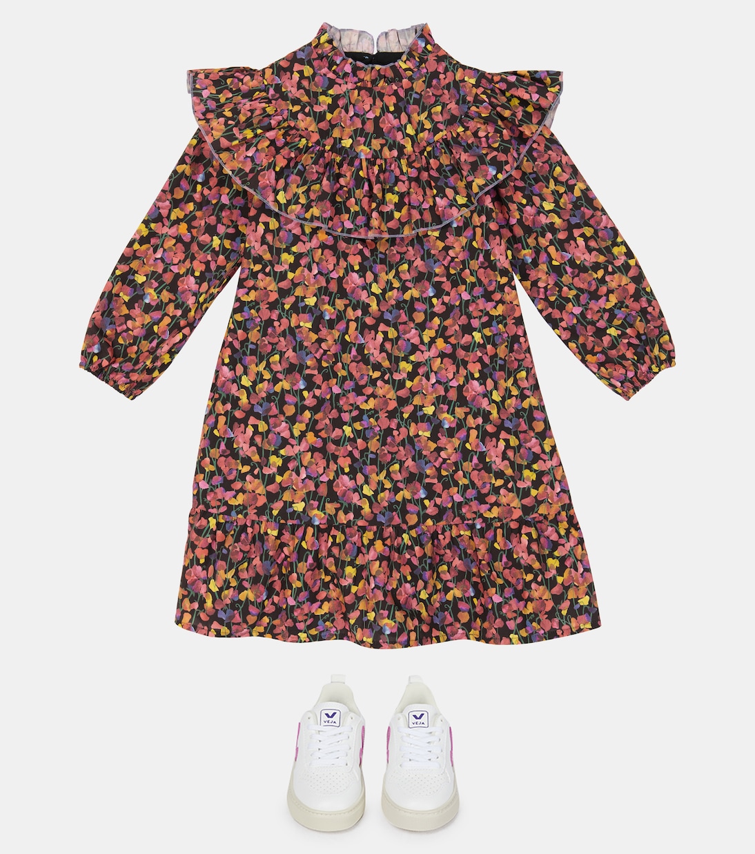 Robe en coton à fleurs | Paade Mode