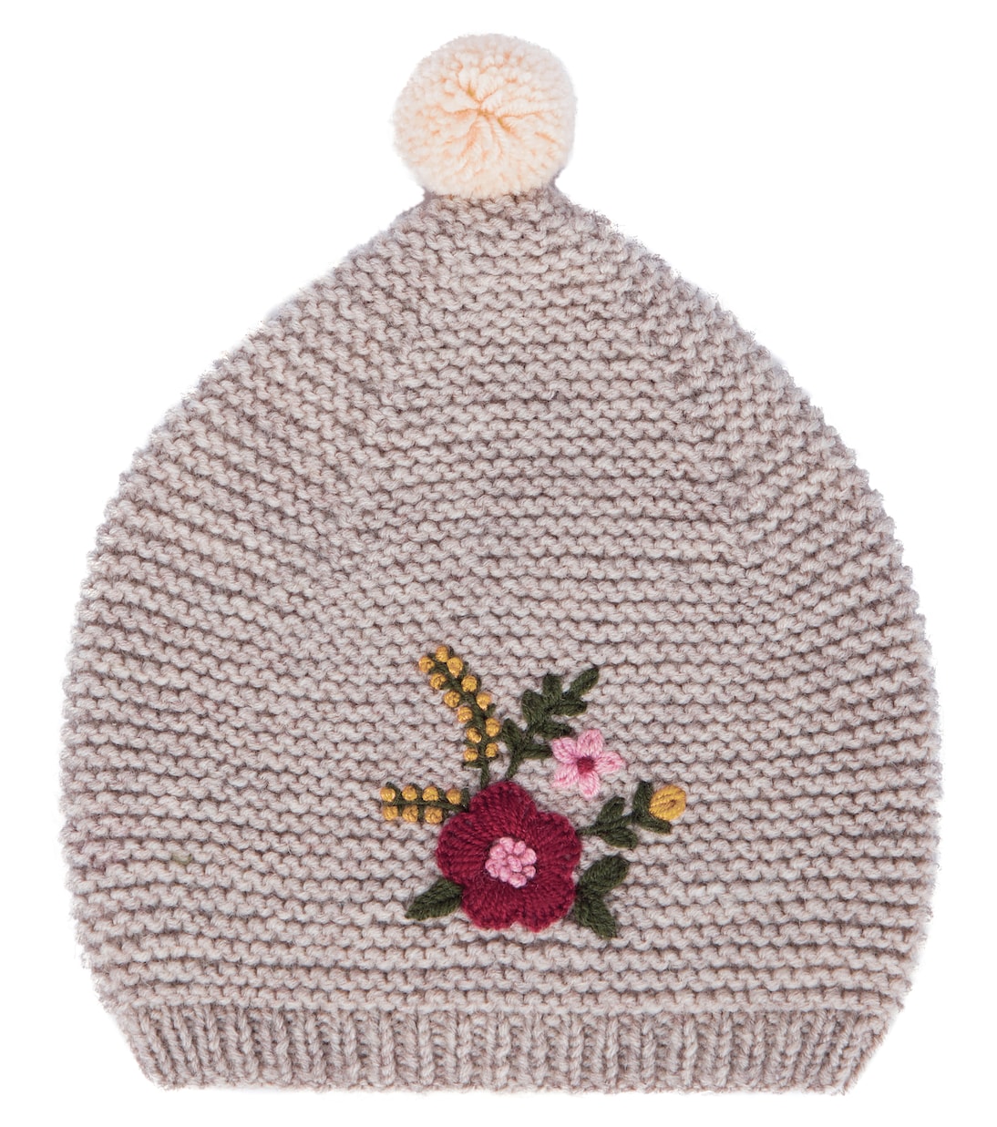Thyone embroidered beanie | Caramel