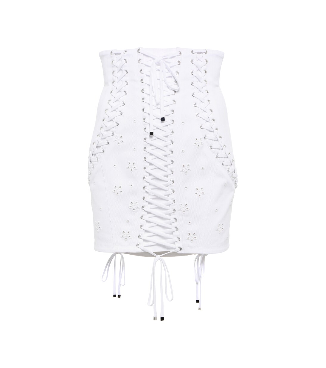 Minifalda de sarga de algodón | Dolce&Gabbana