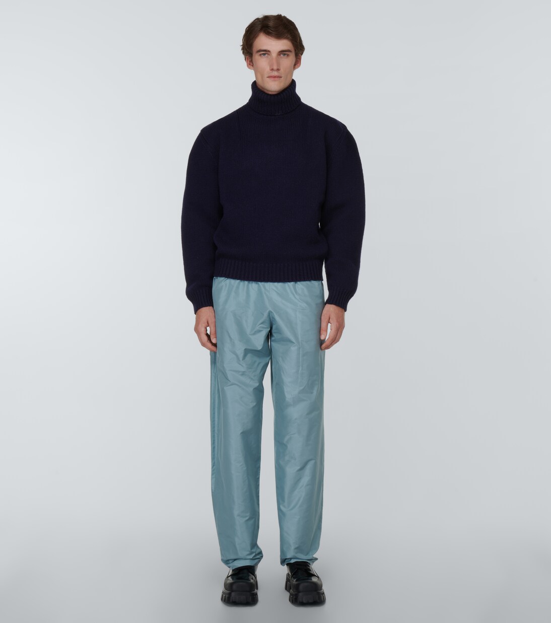 Rollkragenpullover aus Wolle | Prada