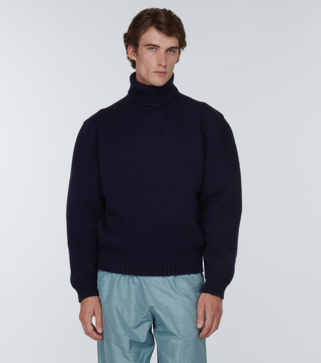 Rollkragenpullover aus Wolle | Prada