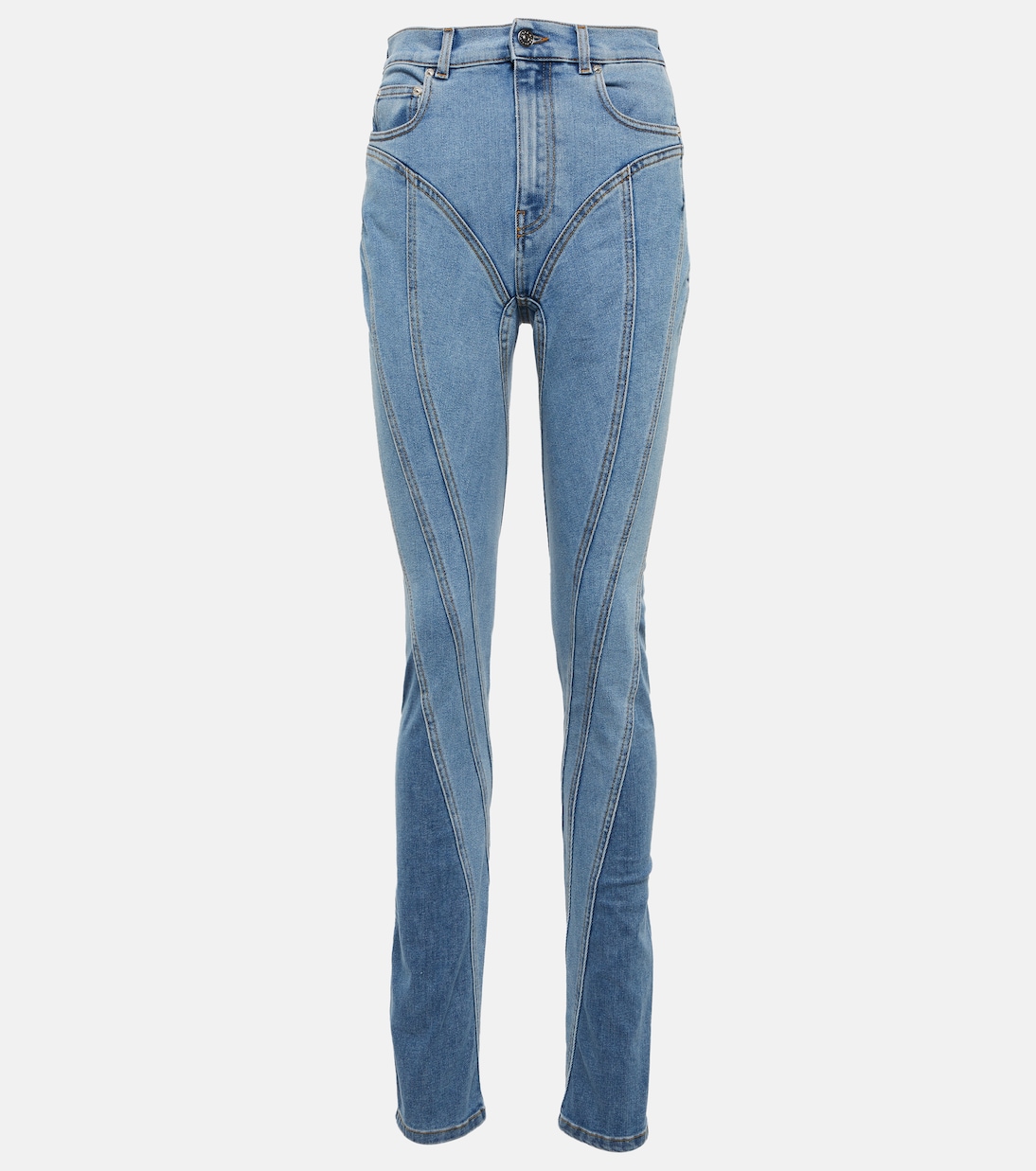 High-Rise Skinny Jeans | Mugler