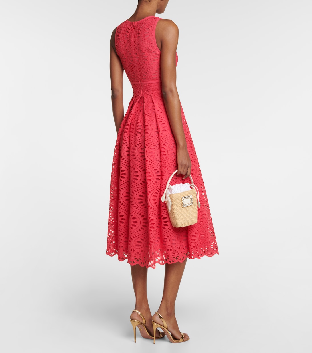 Midikleid aus Makramee-Spitze | Giambattista Valli