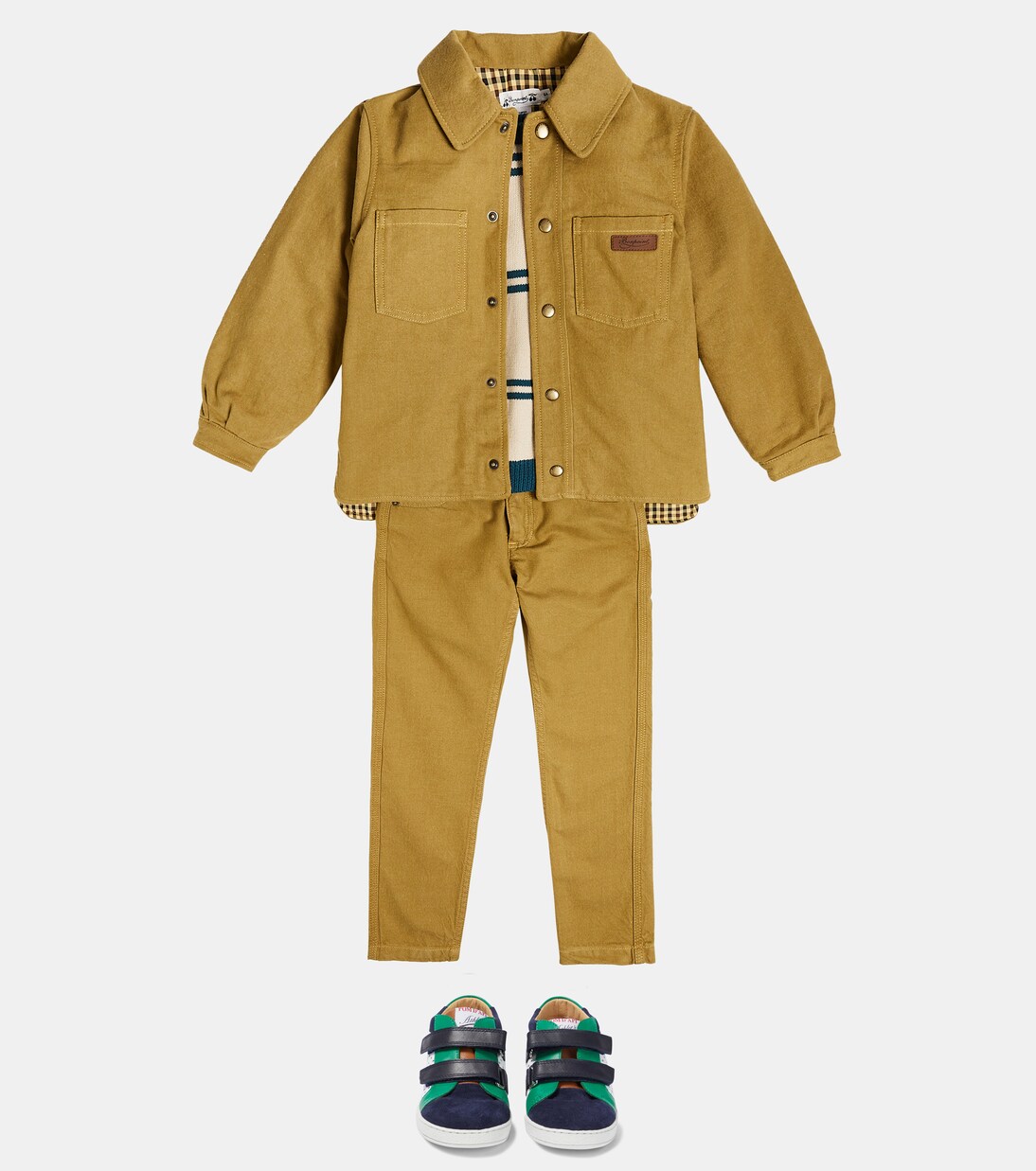 Aurele cotton overshirt | Bonpoint