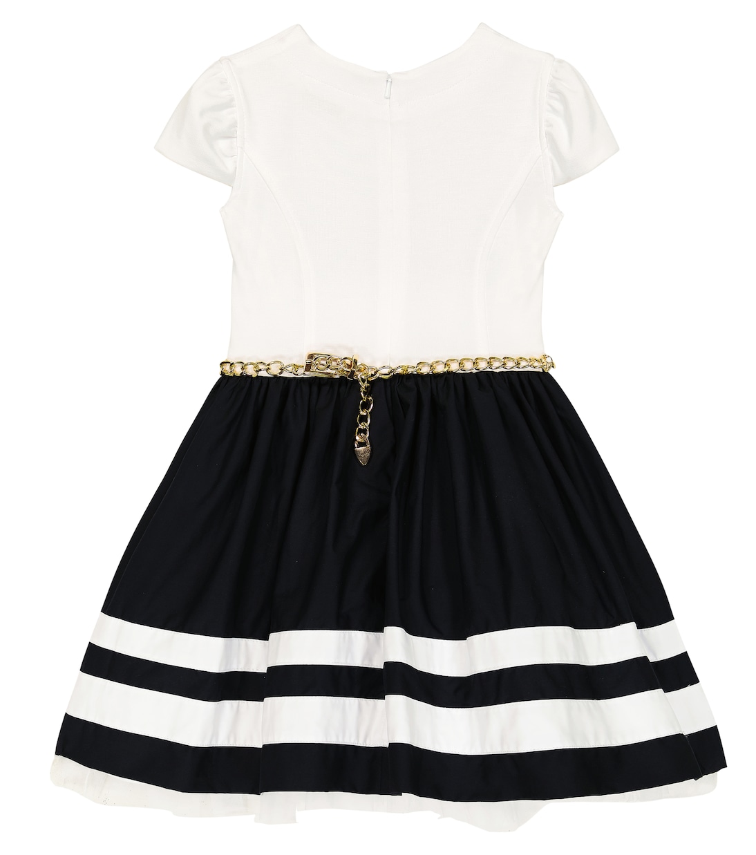 Striped cotton dress | Monnalisa