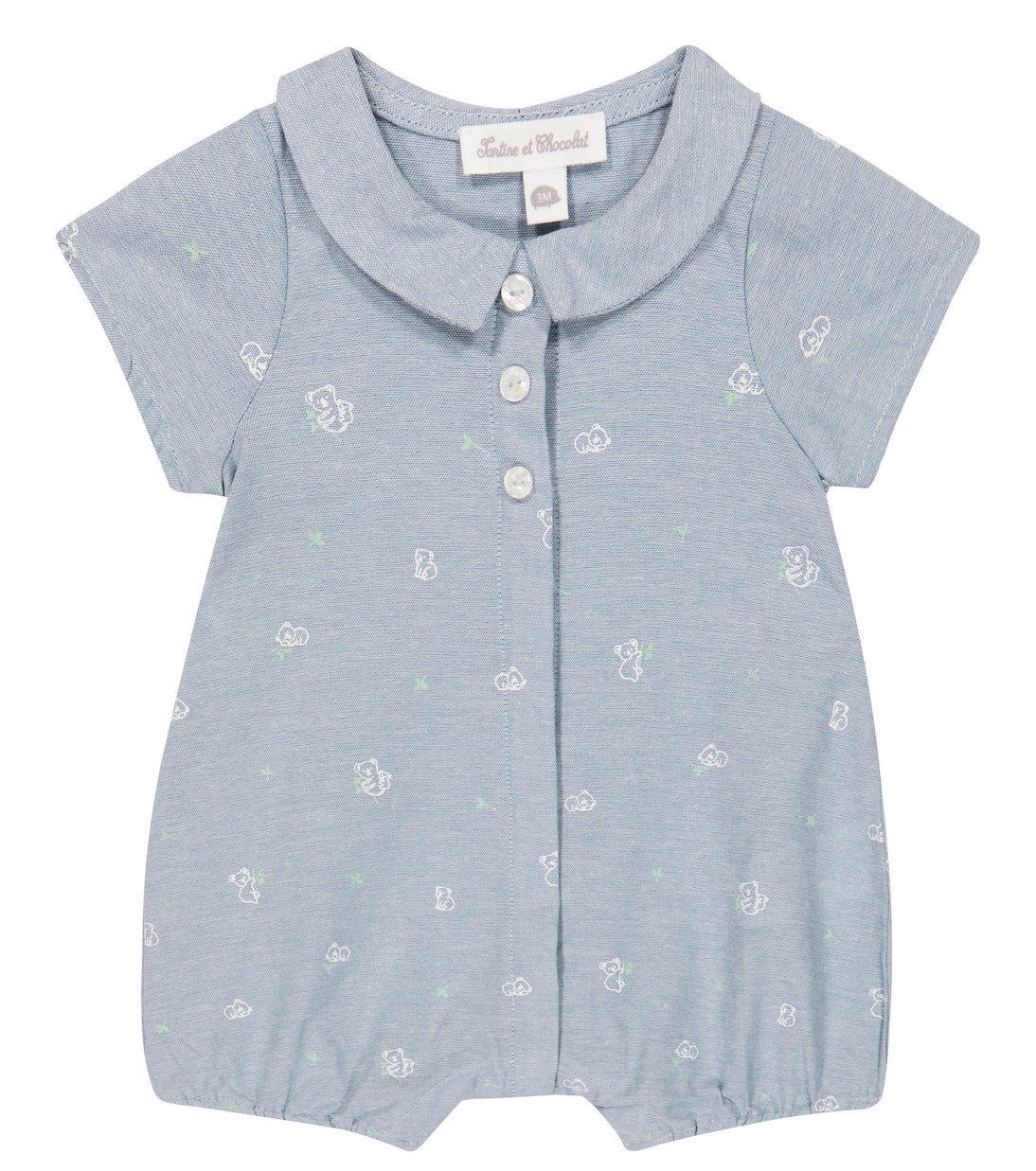 Baby printed cotton piqué onesie | Tartine et Chocolat