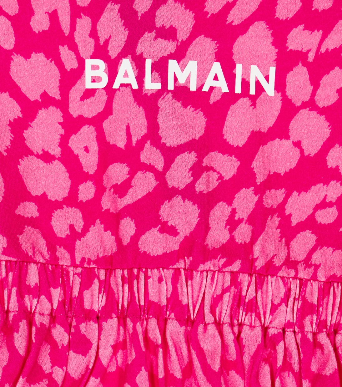 Baby Kleid aus Baumwolle | Balmain Kids