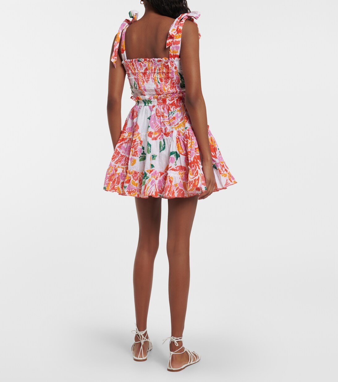 Bedruckter Minirock Clara aus Baumwolle | Poupette St Barth