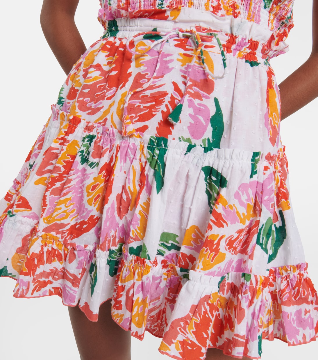 Bedruckter Minirock Clara aus Baumwolle | Poupette St Barth