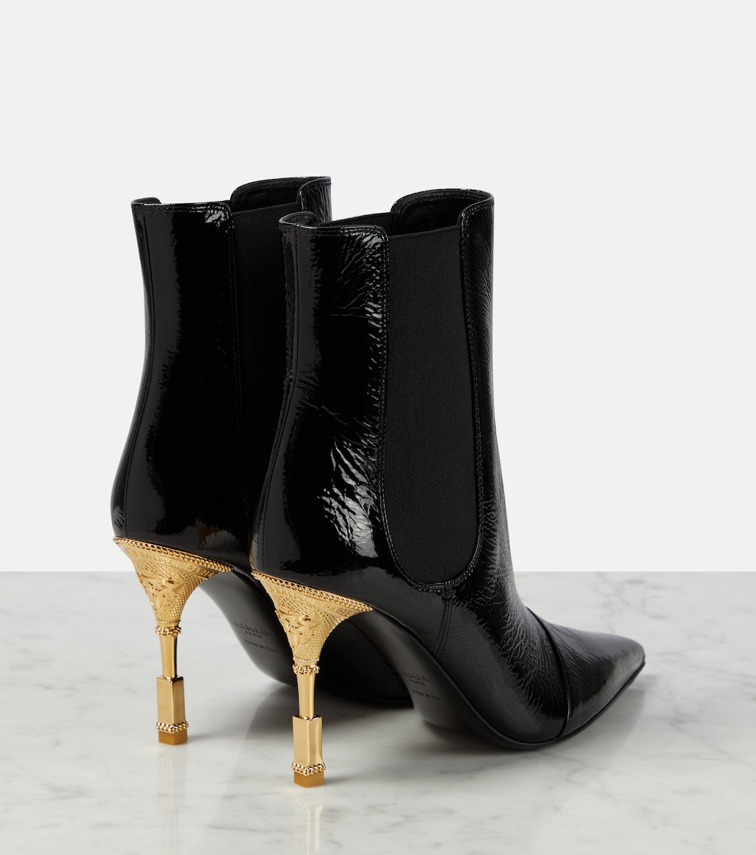 Ankle Boots aus Lackleder | Balmain