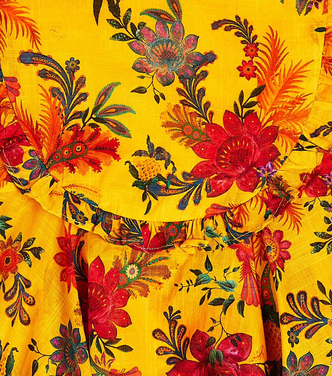 Ginger Tier floral cotton dress | Zimmermann Kids