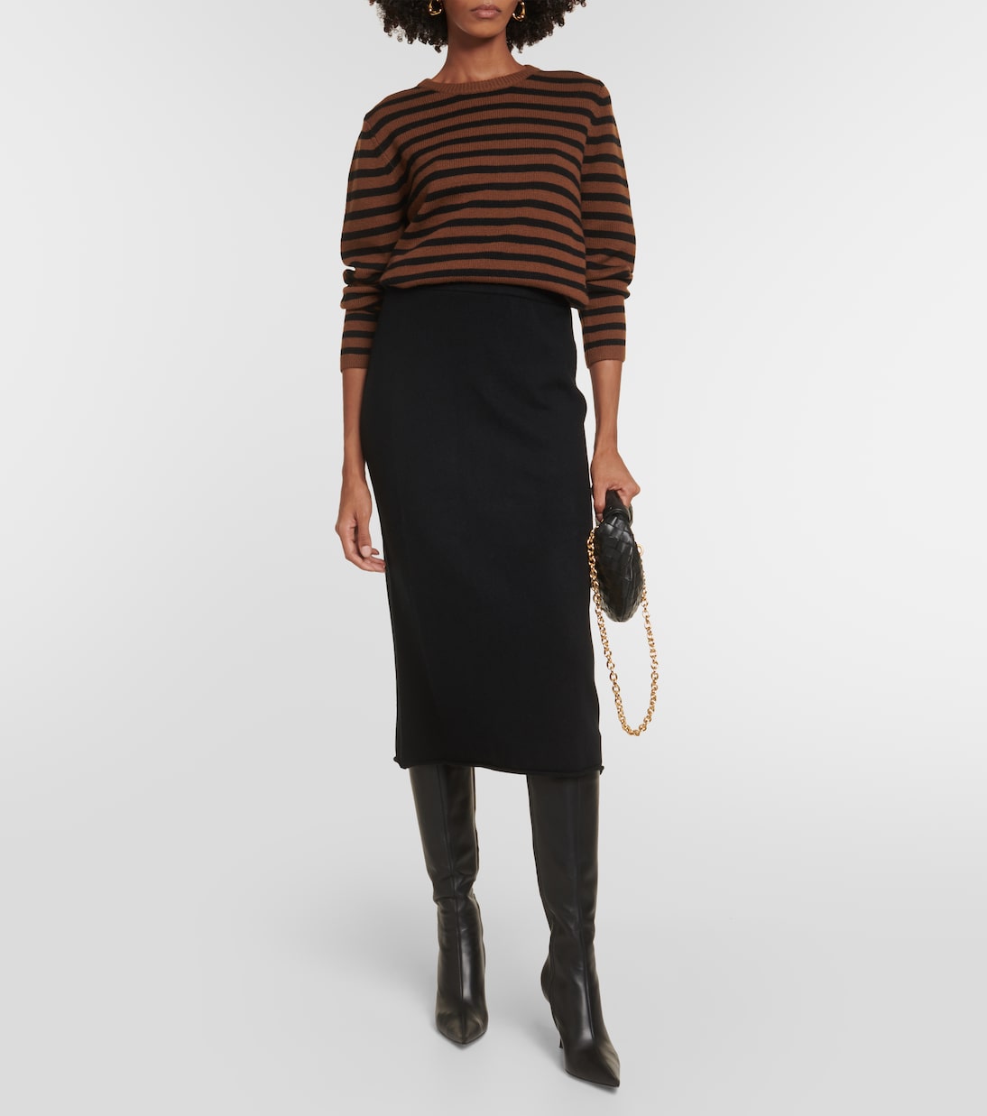 Bleistiftrock aus Kaschmir | Jardin des Orangers