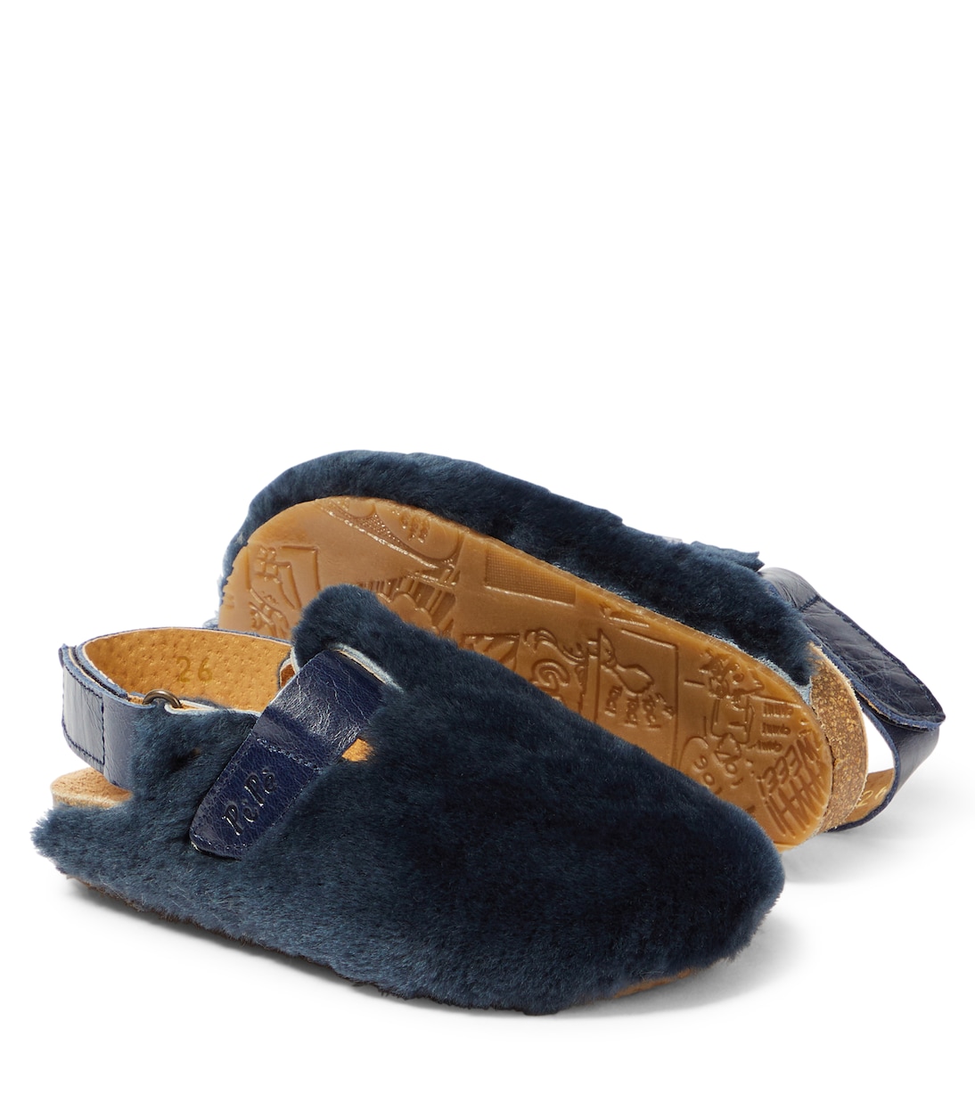 Lucio slingback shearling clogs | PèPè