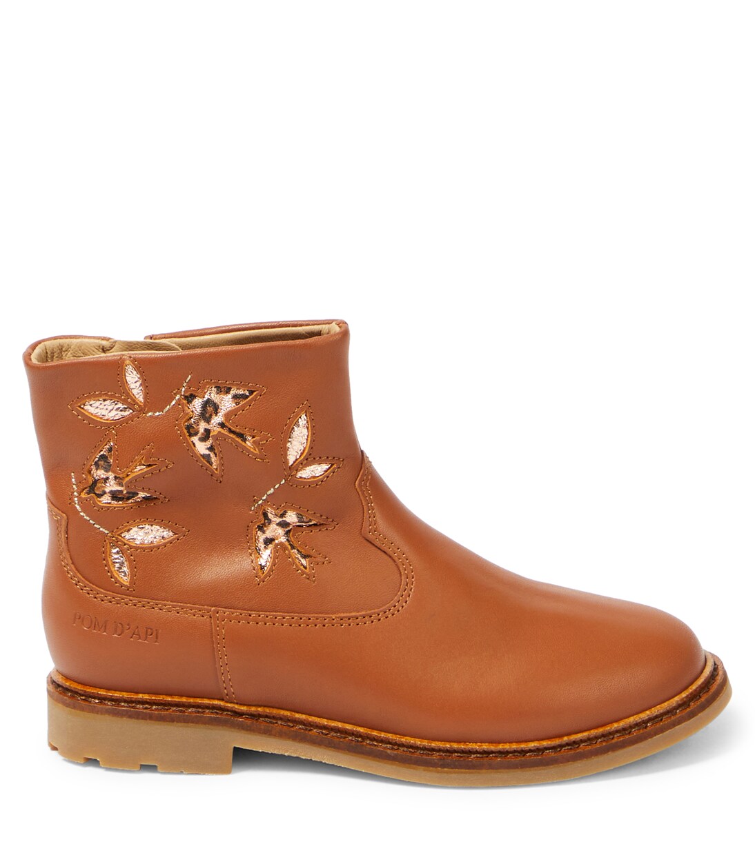 Sister Birdy embroidered leather booties | Pom d'Api
