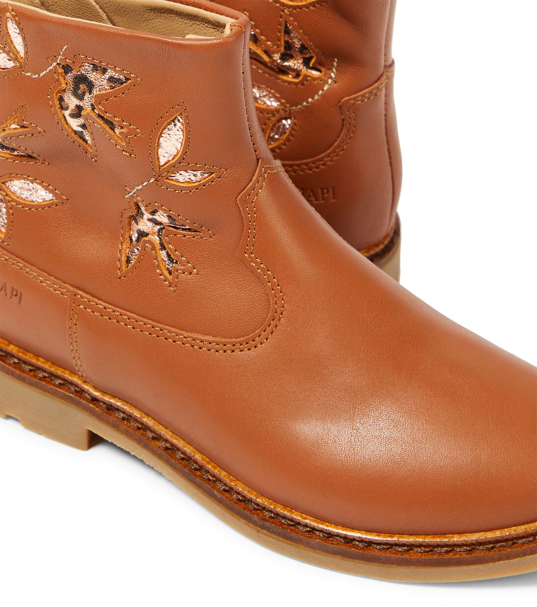 Sister Birdy embroidered leather booties | Pom d'Api