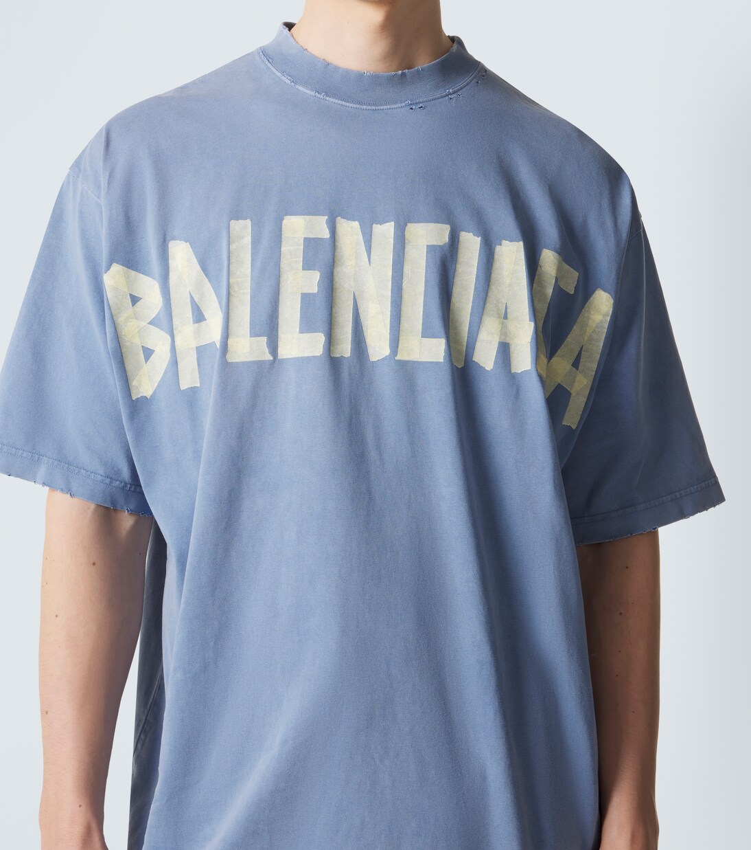 T-Shirt Tape Type aus Baumwoll-Jersey | Balenciaga