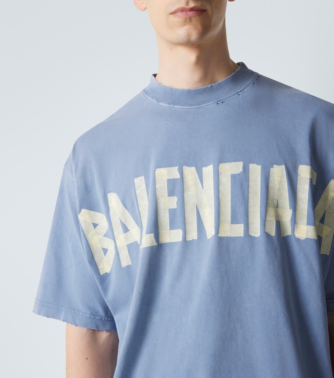 T-Shirt Tape Type aus Baumwoll-Jersey | Balenciaga