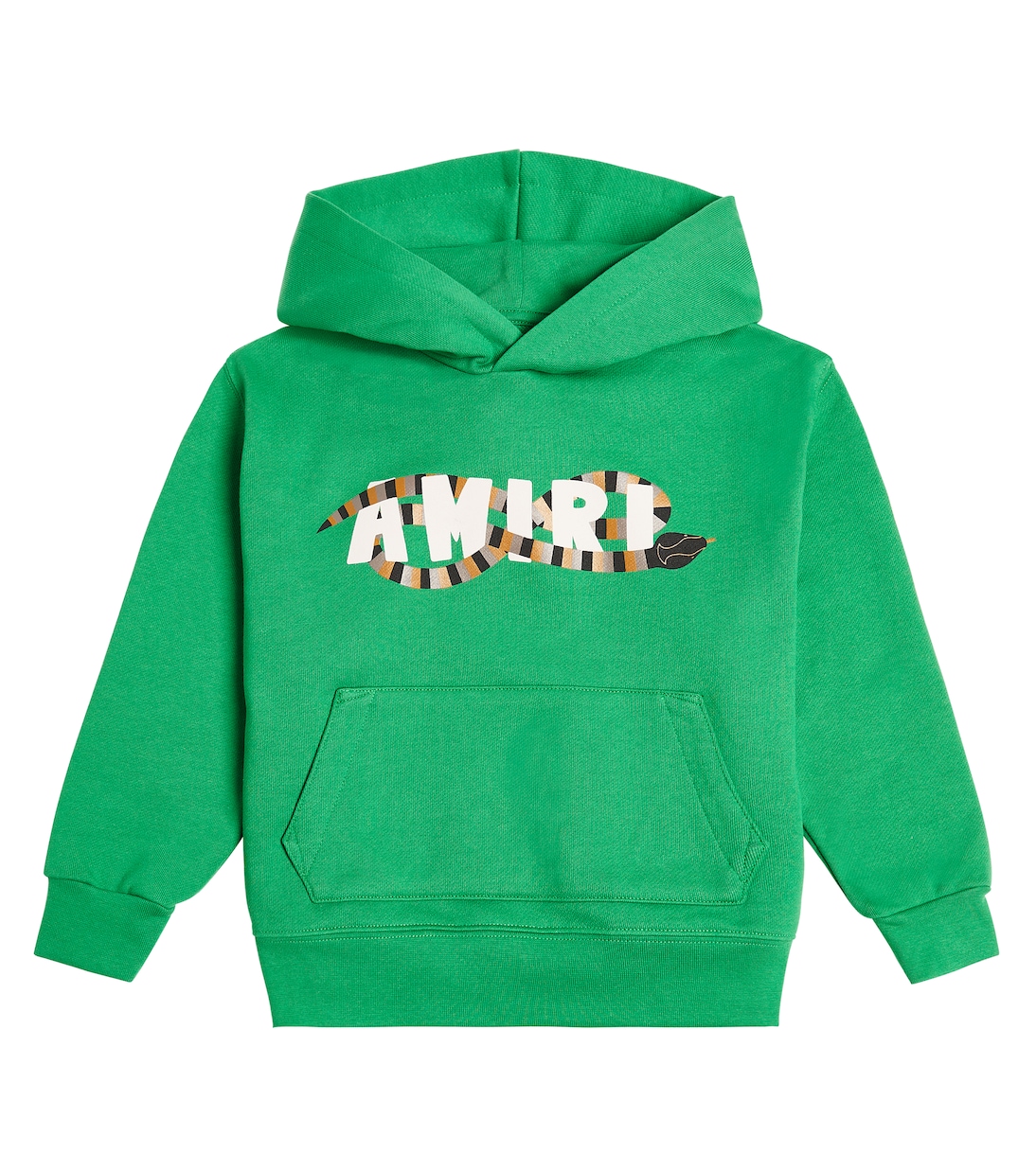 Logo cotton jersey hoodie | Amiri Kids