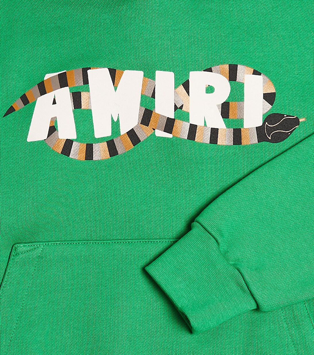 Logo cotton jersey hoodie | Amiri Kids