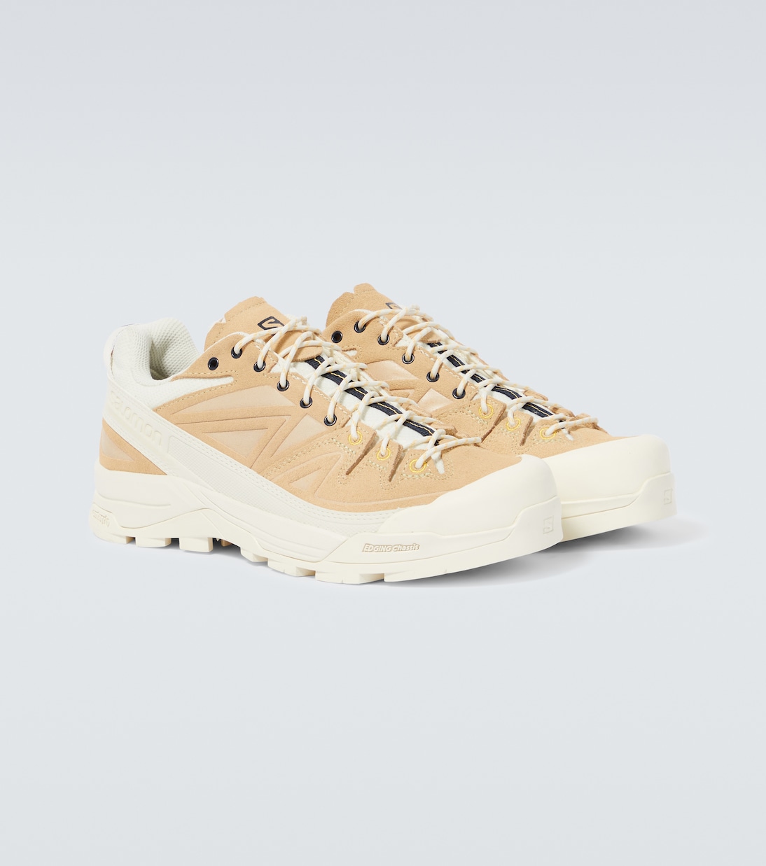 X-Alp suede-trimmed sneakers | Salomon