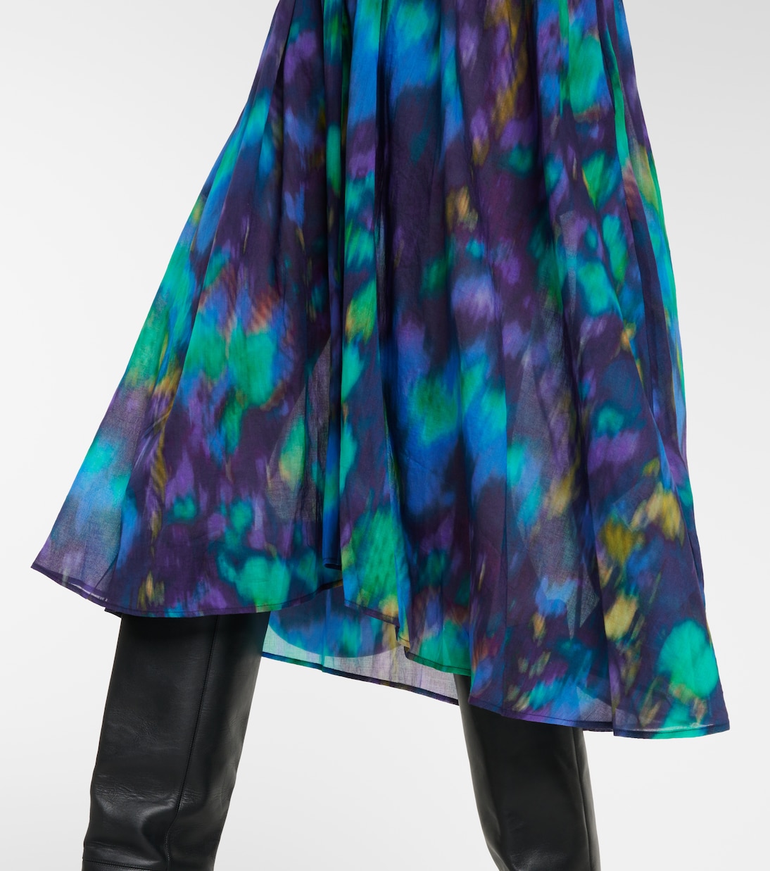 Bedrucktes Midikleid Maggy aus Baumwolle | Marant Etoile