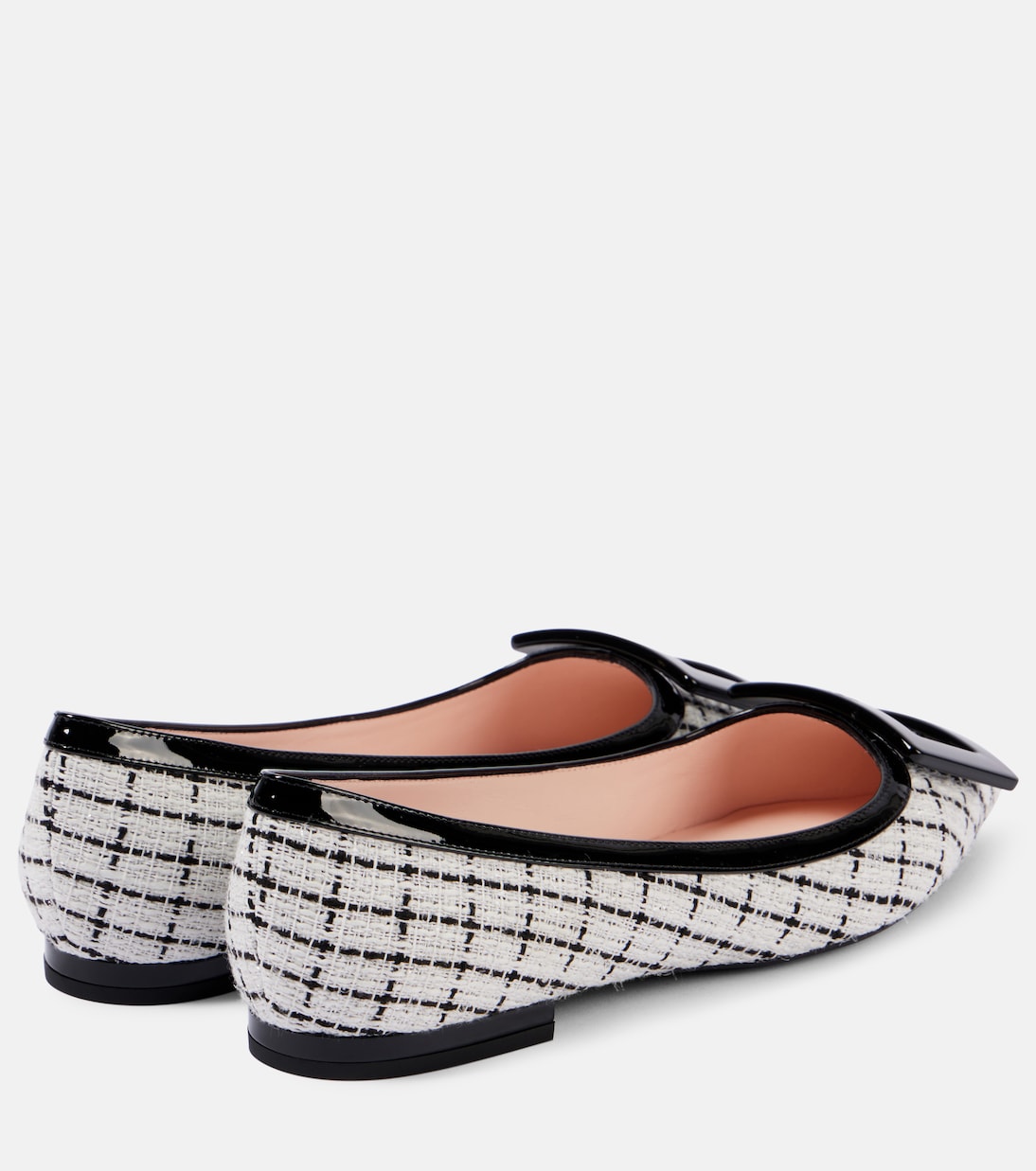 Gommettine bouclé ballet flats | Roger Vivier