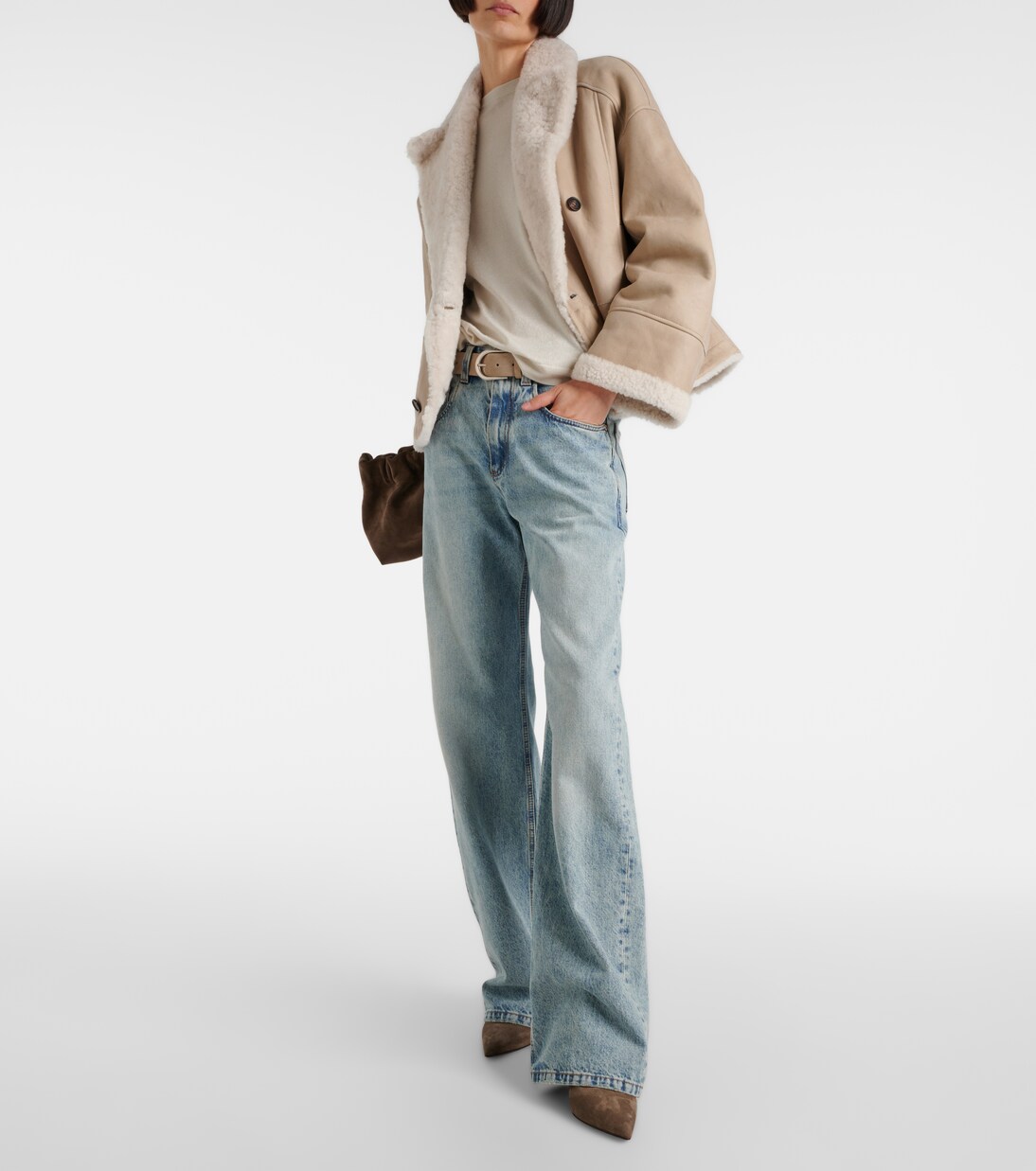 High-Rise Straight Jeans | Brunello Cucinelli