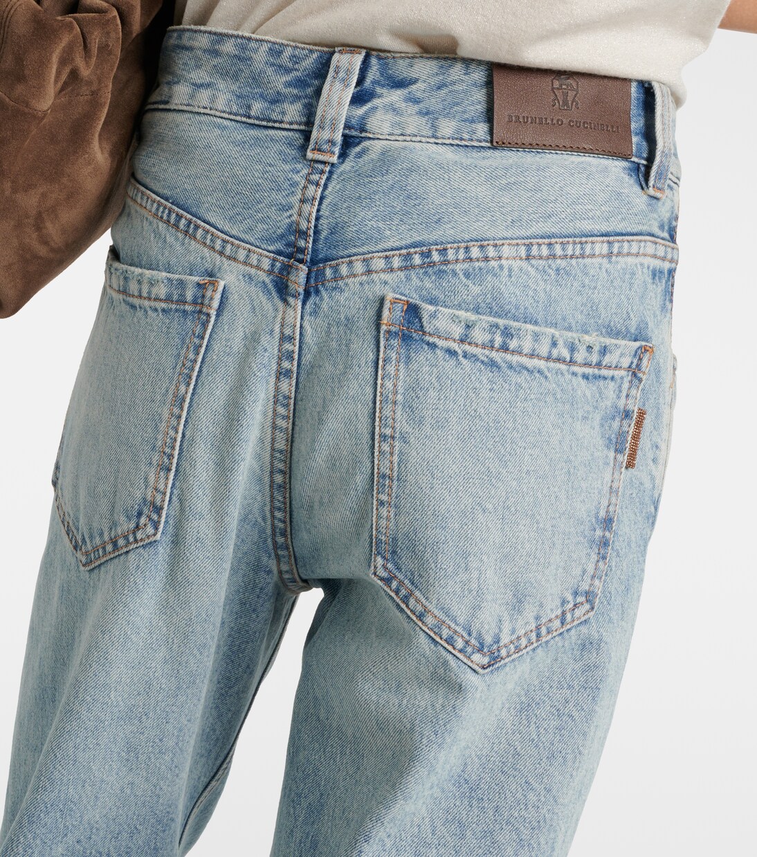 High-Rise Straight Jeans | Brunello Cucinelli
